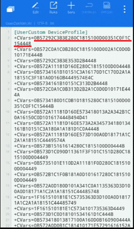 cara membuat config pubg mobile