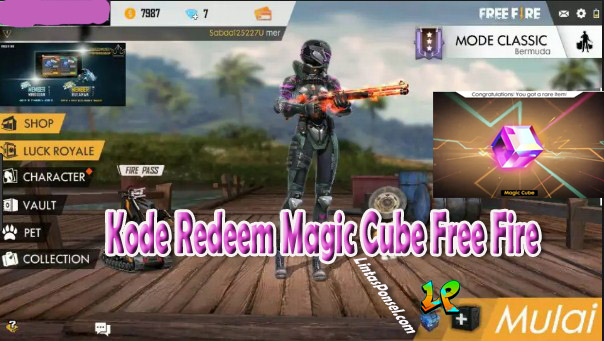 Kode Redeem Magic Cube Free Fire