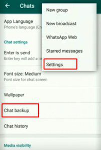 backup Whatsapp