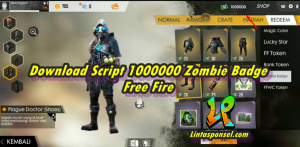 Download Script 1000000 Zombie Badge Free Fire Terbaru 2019 di Android