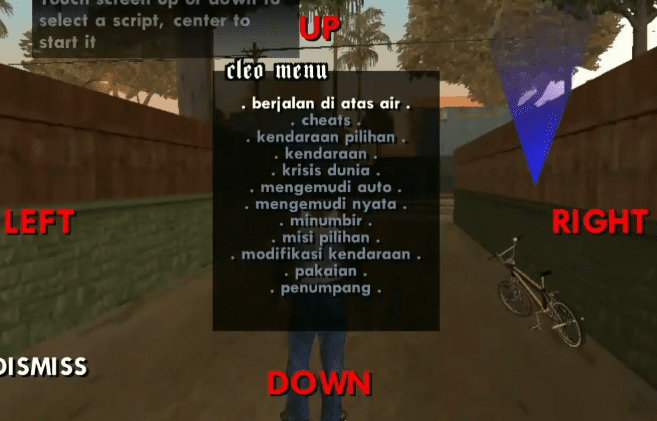 cara menggunakan Cleo GTA San Andreas Android 1