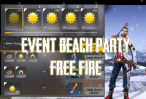 Event Beach Party FF Free Fire Dan Cara Mendapatkan Token Straw Hat