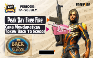 Arti Peak Day Free Fire dan Cara Mendapatkan Token Back To Shcool