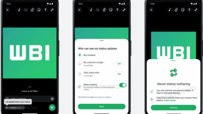 3 Fitur Baru WhatsApp: Reshare Status & Unduhan Hemat Kuota