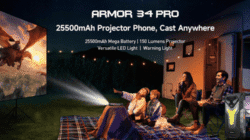 Ulefone Armor 34 Pro Bawa Proyektor dan Baterai 25.000 mAh