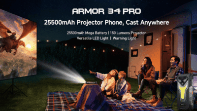 Ulefone Armor 34 Pro Bawa Proyektor dan Baterai 25.000 mAh