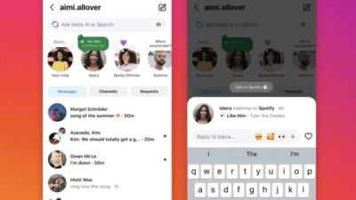 Instagram Kini Bisa Pamer Lagu Spotify Real-Time di IG Note