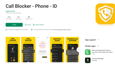Aplikasi Blokir Panggilan Spam Otomatis di Android