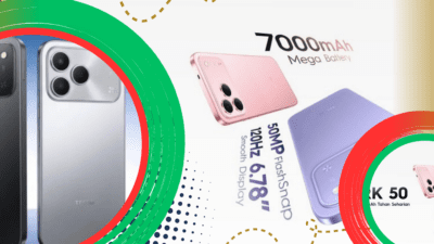 TECNO SPARK 50 Meluncur dengan Baterai 7000mAh