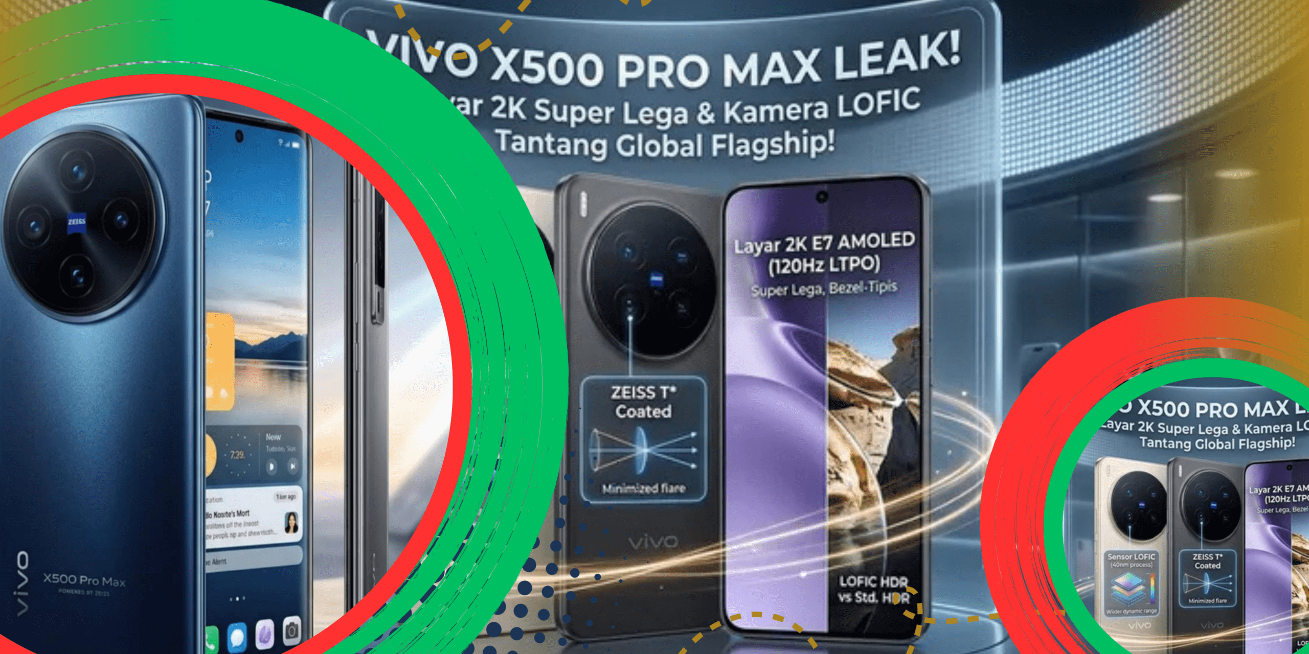 Vivo X500 Series Bocor, Semua Model Pakai Baterai Besar