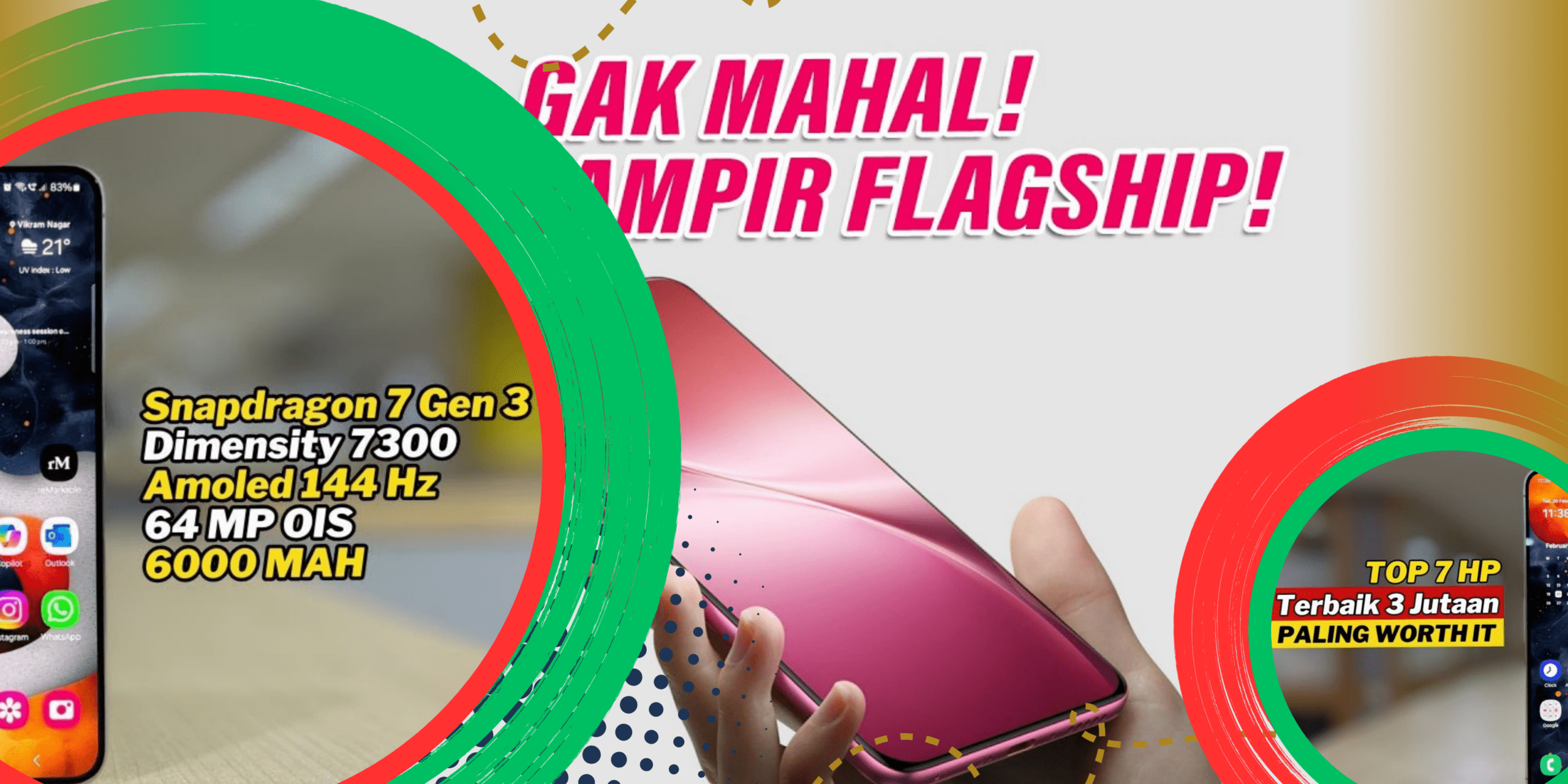 7 HP Terbaik Rp3-5 Juta dengan Spek Paling Worth It