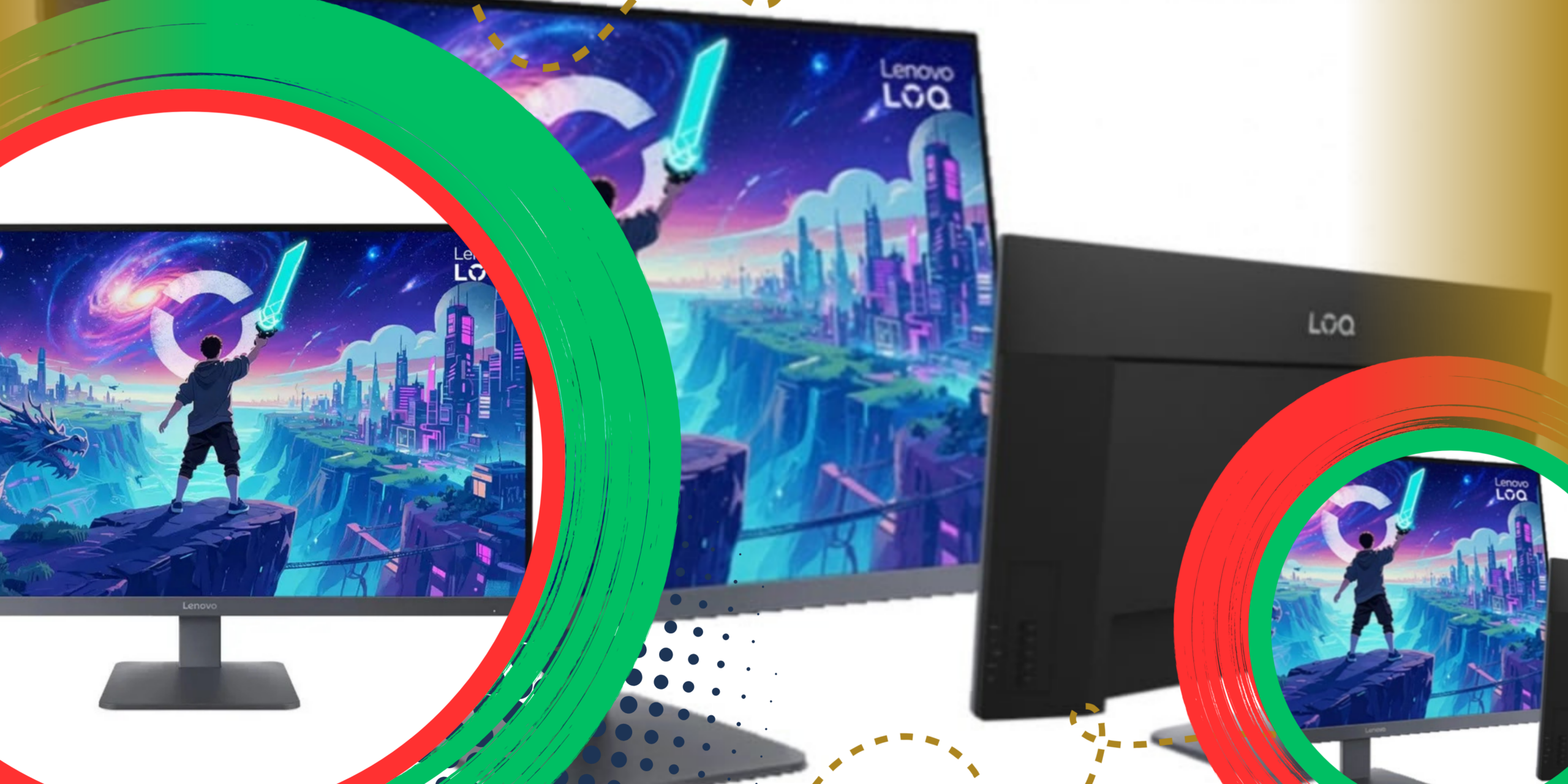Lenovo LOQ Monitor Gaming Meluncur, Mulai Rp1 Jutaan