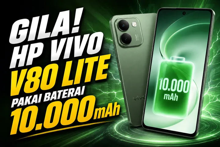 vivo V80 Lite Resmi Global, Bawa Baterai 10.000 mAh